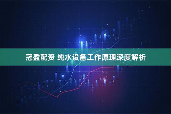 冠盈配资 纯水设备工作原理深度解析